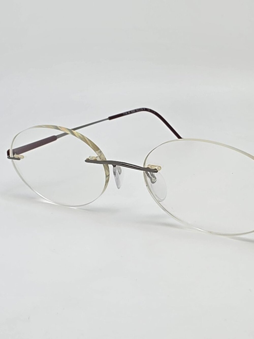 Silhouette 7716 10 6060 7719 August Dawn Titan Titanium Rimless Eyeglasses Frame